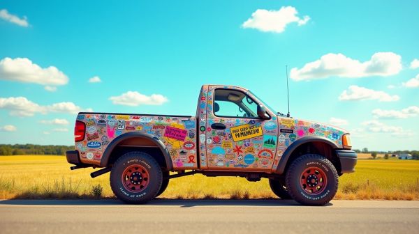 Personnalisez votre camion avec des stickers inédits